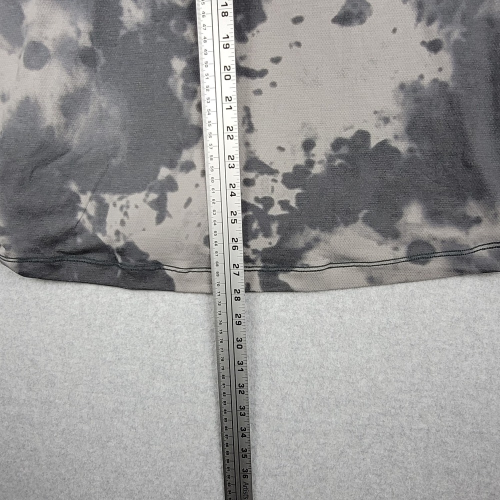 Nike Yoga Top Dri-FIT Allover Print Short-Sleeve Gridiron DX0922-015 Mens Medium - Picture 6 of 9